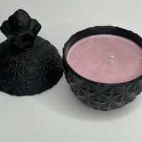 Matte Black Pineapple 8oz Soy Wax Candle Candle Jodora Inc